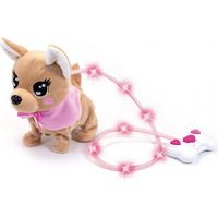 Peluche Chihuahua Chi Chi Love Loomy - 20 cm - Peluche filoguidée - Piles incluses