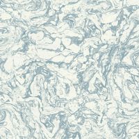 Wallquest Caspia Marble Blue Wallpaper Modern Contemporary Acrylic Coated