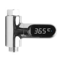 Compteur d'eau pour robinet de douche – Affichage LED température – Technologie Flow Powered – Écran rotatif 360° – Réponse rapide