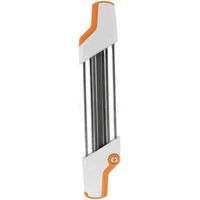2-in-1 Metall-Kettenschärfer, leicht zugänglich, 3/8"-P 4,0-mm-Kettenersatz, weiß