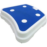 Marche Pied Bm Médical MP-10B - en Plastique pour Salle de Bains, accès à la douche, baignoire