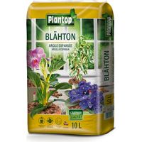 PLANTOP Blähton Drainageschicht Hydrokultur Ton-Basis, 10 Ltr