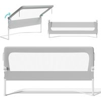 Randaco 150CM Barandilla de cama plegable para bebé/niño Barandilla de cama plegable Barandilla de cama protectora para dormitorio de bebé