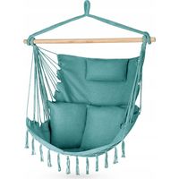 Hängesessel, brasilianischer Sessel, Schaukel, Hängematte, Boho-Fransen, Outdoor