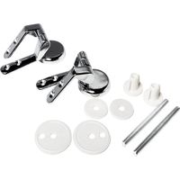 Cerniere cromate metallo per sedile coprivaso tavoletta wc copriwater supporti agganci staffe confezione 1
