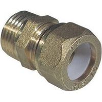RACCORD MÂLE BICÔNE POUR CUIVRE AVEC OGIVE EN TÉFLON TIEMME Dimensions : 3/4 x 18