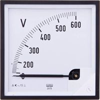 Analoger Voltmeter lumel e616 96x96 mm 600 V