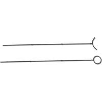 2 Supports Acier pour Panier de Ponte
