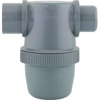 Fitt – Siphon de sol Ø32 mâle/femelle pour évacuation eau usée – Garde d'eau anti-odeurs – Remplacement siphon lavabo – Canalisations longues