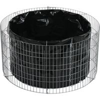 Hochbeet bellissa basic round verzinkt 81 cm x 40 cm