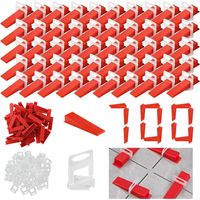 700 Pièces Croisillon Autonivelant 3mm Croisillon Carrelage Autonivelant Croisillon Autonivelant Cale Carrelage Kit de Nivellement pour Carrelage Pour Carrelage Sol Carreaux de mur