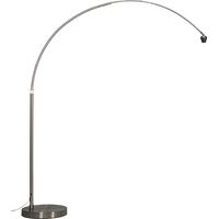 Qazqa – Lampe à arc moderne en acier réglable – Hauteur 220 cm – Longueur 170 cm – Douille E27 pour ampoule – Intensité variable