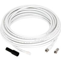 GOOBAY SAT-Anschlusskit 100dB, 10 m, 2 F-Stecker, Wasserschutztülle
