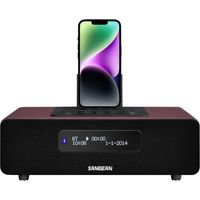 Sangean DDR-38 Radio da tavolo DAB+, DAB, FM Dock Apple, AUX, Bluetooth Funzione di carica della batteria , incl. telec