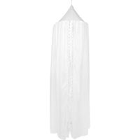 Voile de lit moustiquaire blanc décoratif en dentelle pour chambre d'enfant protection et décoration