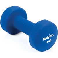 BODYLINE Manubrio In Ghisa Antiurto 4 Kg Con Rivestimento Neoprene Peso Auto