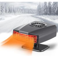 Car Heaters for Vehicle, Portable Car Heater that Plugs into Cigarette Lighter, 360 °Rotatable Windscreen Defogger Window Defroster for Car SUV Trucks(Black)