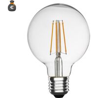 Ampoule LED Alcapower Globe G125 à filament transparent 12W 1850lm 6000K E27 lumière froide Ø125x175mm Classe D Efficace et durable G125Fil