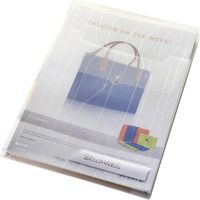 Leitz Pochette Combifile Extensibles Avec Rabat A4, Polypropylène 200 Microns, Blanc Transparent, Lot De 3