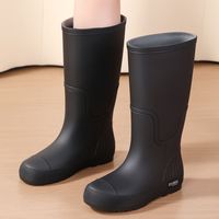 Bottes de pluie hautes pour femmes noires, pointure 41/42, imperméables et antidérapantes
