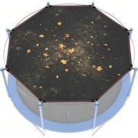 Trampoline Shade - Octagonal Heavy Duty Protection Sun Cover PU Material 380g-680g Fits 10ft 12ft 14ft – for Patio Pool Camping Garden Lawn Park Deck Outside Sports Rain UV Resistant