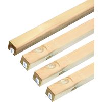 Poste de madera cuadrado 9x9x150 cm. -