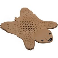 Dessous de plat - OTOTO - Orso Grizzly - silicone - marron - 23x18x1 cm
