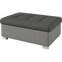 Banc rembourré Comfivo Gemma I, Lux 05 + Lux 06, 41x70x96cm, Diamètre: 0, Tissu, Pieds: Plastique, 0