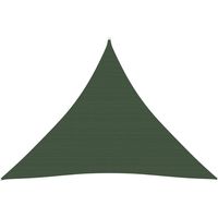 Voile d'ombrage Voile de parasol - 160 g/m² Vert foncé 4x4x4 m PEHD BV918264 - BonneVie