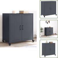 Buffet anthracite 68,5x39x72 cm acier - Buffet - Buffets - Armoire - Meuble Buffet