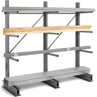 Scaffalatura Cantilever 3 livelli - 1 lato - Vano di avviamento: 2000x1250x700mm - RAYC/3N/1C/1270/D