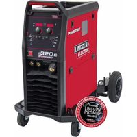 Lincoln Electric – Poste à souder inverter MIG-MAG 400V – Courant max 320A – Réglage 10-320A – Pour fil acier 0,6-2,4mm – Torche 4m incluse