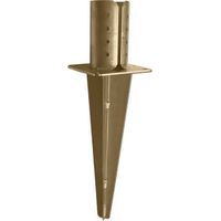 HALTERUNG FÜR PFOSTEN MIT BODENVERANKERUNG mm 120x40h