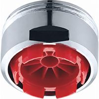 NEOSTRAHL Aeratore per clinica rosso maschio 24x100 7,5 a 9L/min.