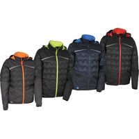 Piumino giacca da lavoro Cofra Poligus in Softshell - M - Negro /Rojo