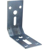 Ángulo truncado con refuerzo de extremo cuadrado, montado en superficie, 70x70x35 mm.