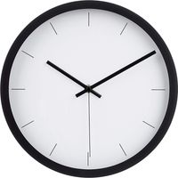 Orologio da parete moderno, nero, 30,5 cm