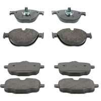 KIT PASTIGLIE FRENO ANTERIORI E POSTERIORI compatibile con BMW 6 (F12,F13,F06) / PASTIGLIE FRENANTI AUTO OEM FDB4285,FDB4381 / SOSTITUZIONE DIRETTA / BASSA POLVERE / SILENZIOSO