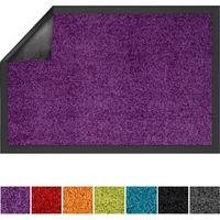 Tapis de Porte Paillasson d'entrée Use&Wash Violet 200 x 200 cm