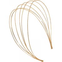 Headband - Gold-Colored Alloy - For Women - Elegant Hair Accessory - Suitable For Daily Wear Formal Events Or Bridal Use - 1 Piece