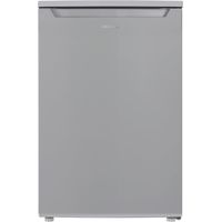 Mini-Kühlschrank mit 107 Liter Fassungsvermögen, Farbe Inox, Klasse E, Temperatur einstellbar.