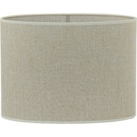 Lampenschirm - grau - BRESKA - textil - E27 - 3538698 - Light &