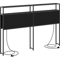 Tête de lit de rangement Chêne noir 140 cm Bois d'ingénierie vidaXL