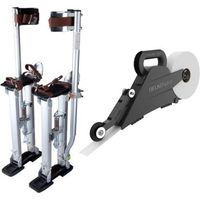 Kit échasses aluminium KRTools de 38 à 58 cm + banjo Hybrid Delko Tools