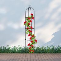 Gartenspalier aus metall mit spitze 88