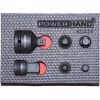 PowerHand KI-A-1 Impact Adaptor Set 6 Pcs. Supplied in EVA Foam