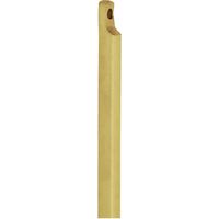 Tige verrouillage porte 13X2500mm galvanisé jaune
