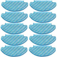 Lot de 10 serpillères pour Robot aspirateur Ecovacs Deebot Ozmo T8 AIVI T8 Max and T8 Series/ N8 Pro