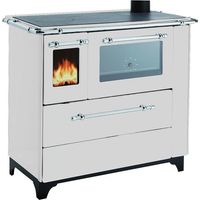 Palazzetti Lelio, Cucina a Legna Betty 4,5, 100x65x85h cm, Bianco