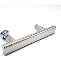 Chrome Shower Door Handle, Hole Center Distance 145 mm, Length 215 mm, Suitable for Shower Cabins
